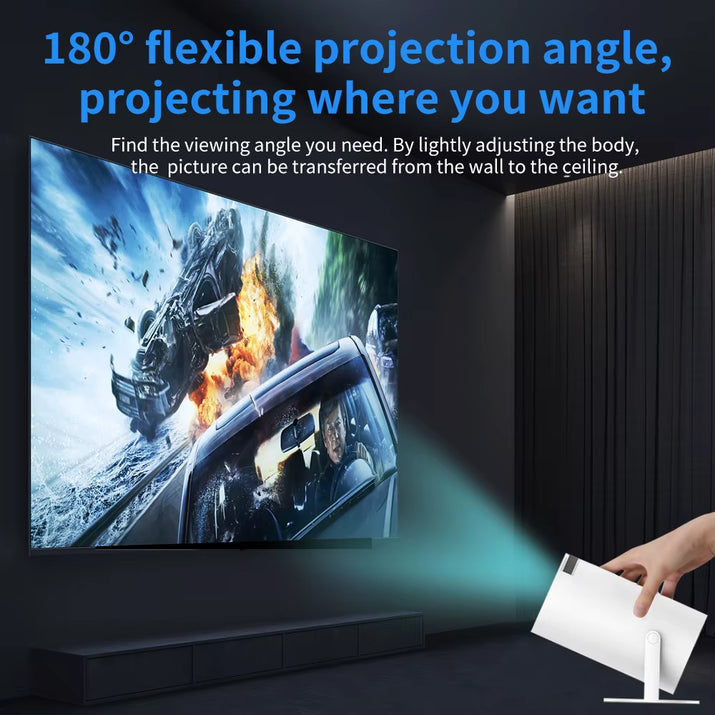 3D Game Projector 2 in 1 F300 Controller Game TV Box Android 11 5G Wifi Playstore Home Cinema Outdoor 4K Portable Mini Projector